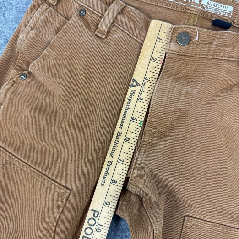 Carhartt 104296 Rugged Flex Relaxed Fit Double Front Work Pant Womens 2 Reg - Picture 14 of 16